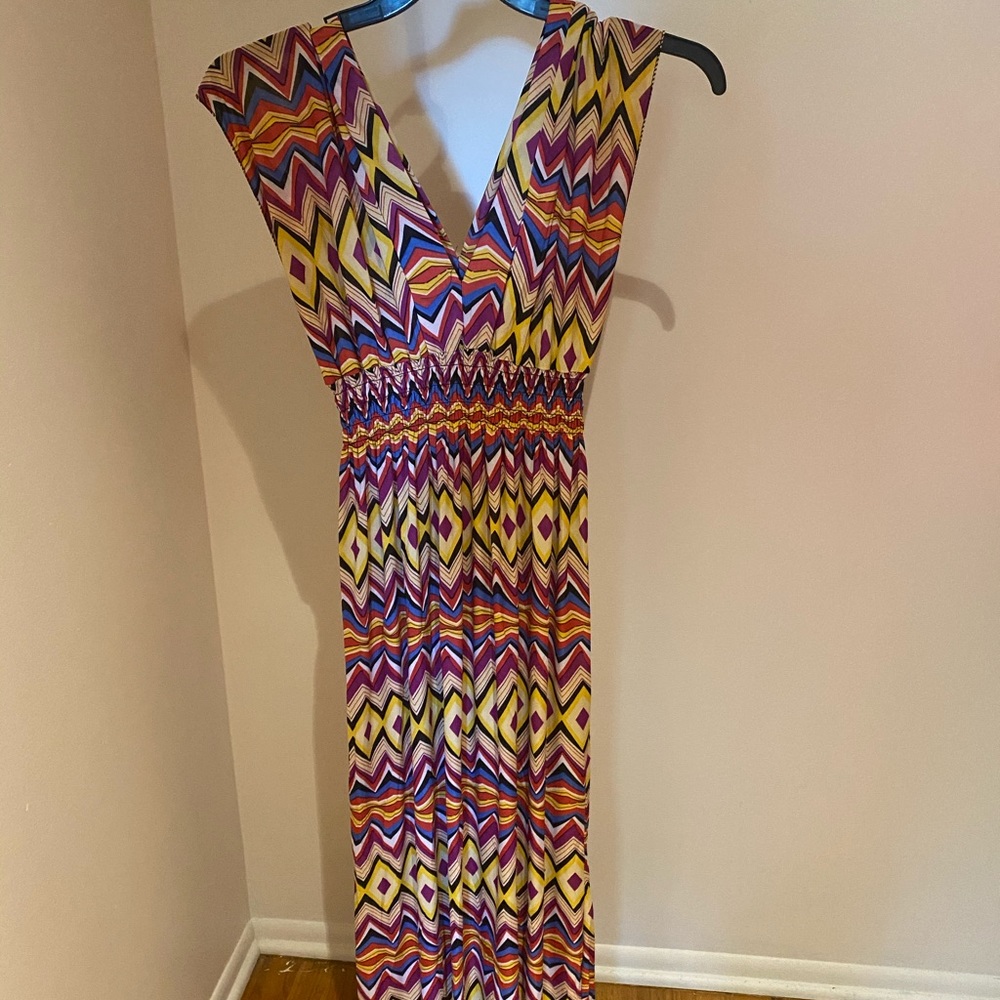 Colorful maxi dress